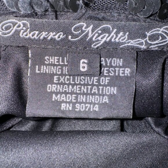 Pisarro Nights Black Sequin Dress - Picture 8 of 10